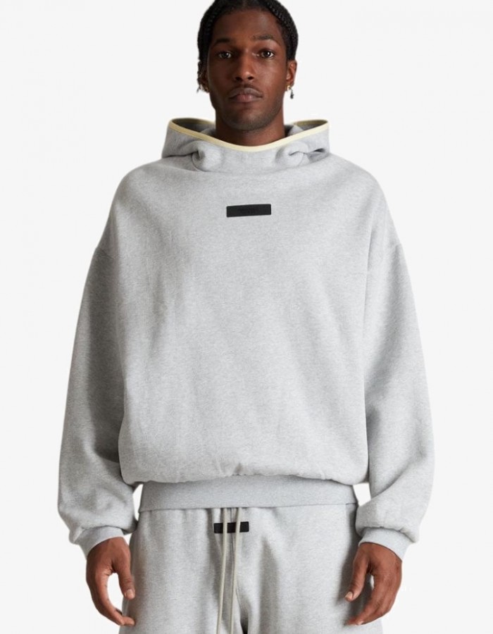 SS24 HOODIE LIGHT HEATHER GREY