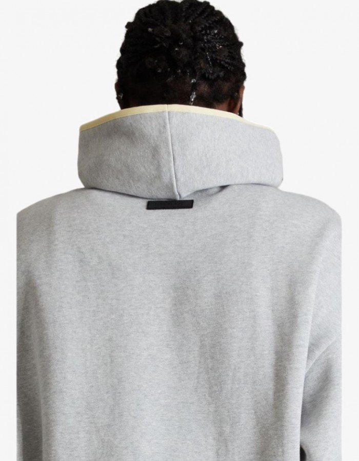 SS24 HOODIE LIGHT HEATHER GREY