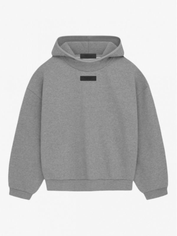 SS24 HOODIE DARK HEATHER OATMEAL