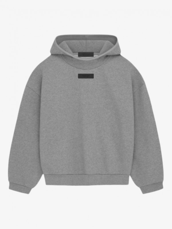 SS24 HOODIE DARK HEATHER OATMEAL