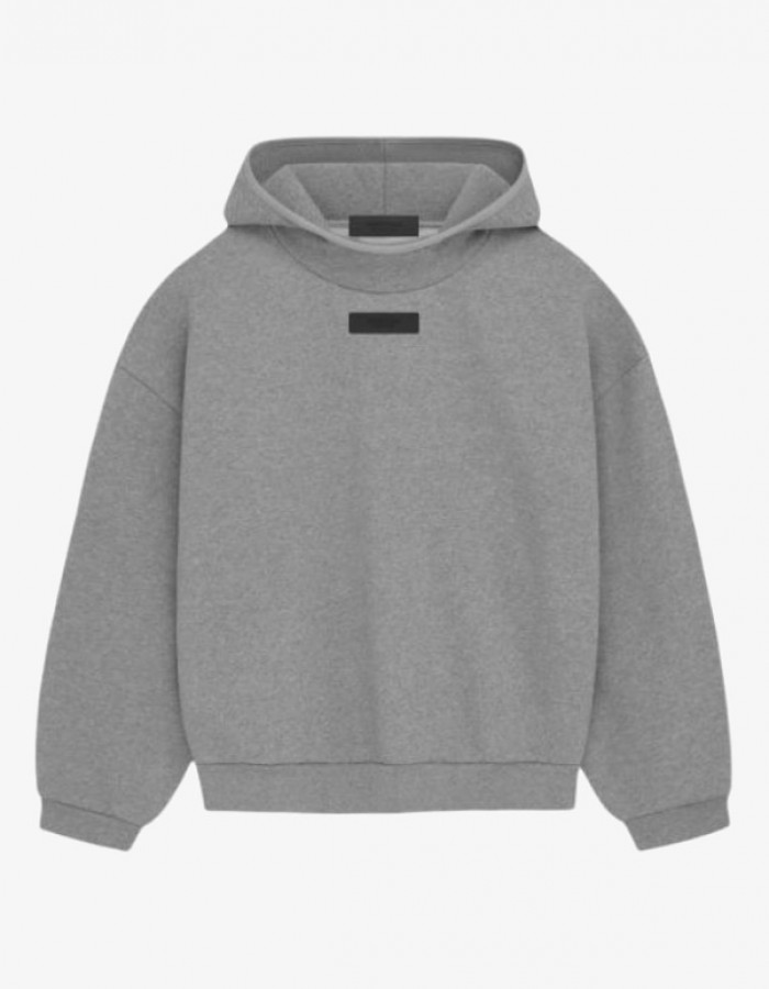 SS24 HOODIE DARK HEATHER OATMEAL