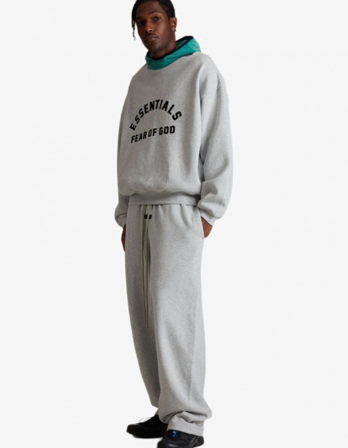 SS24 SWEATPANTS LIGHT HEATHER GREY