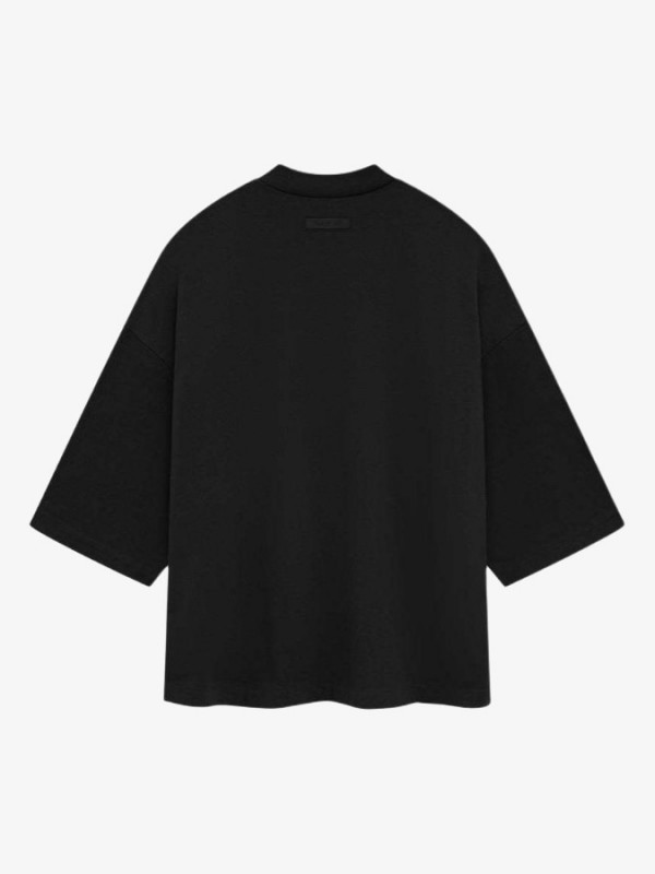 SS24 FOOTBALL TEE JET BLACK