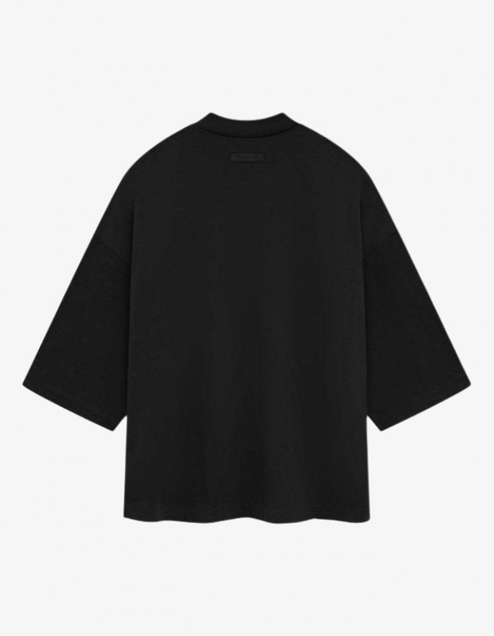 SS24 FOOTBALL TEE JET BLACK