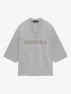 SS24 FOOTBALL TEE LIGHT HEATHER GREY