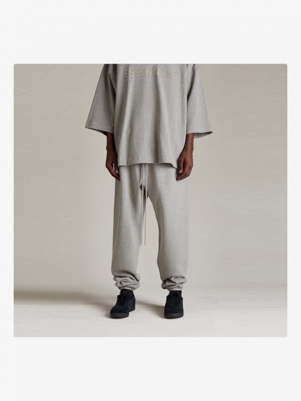 SS24 SWEATPANTS DARK HEATHER OATMEAL