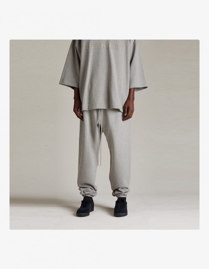 SS24 SWEATPANTS DARK HEATHER OATMEAL