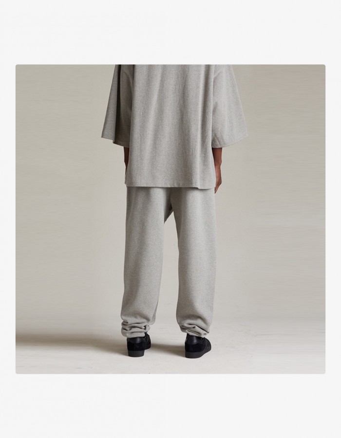 SS24 SWEATPANTS DARK HEATHER OATMEAL