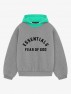 SS24 NF HOODIE DARK HEATHER OATMEAL/MINT LEAF