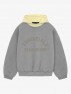 SS24 NF HOODIE  DARK HEATHER OATMEAL/GARDEN YELLOW