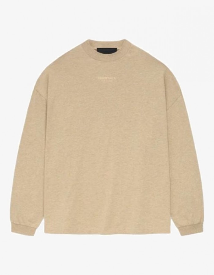 FW23 LS TEE GOLD HEATHER