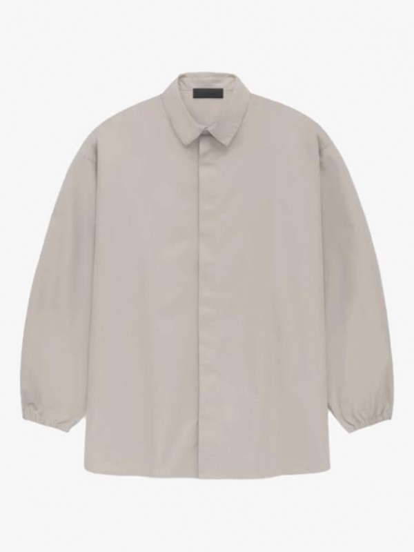 FW23 BUTTON DOWN SHIRT SILVER CLOUD