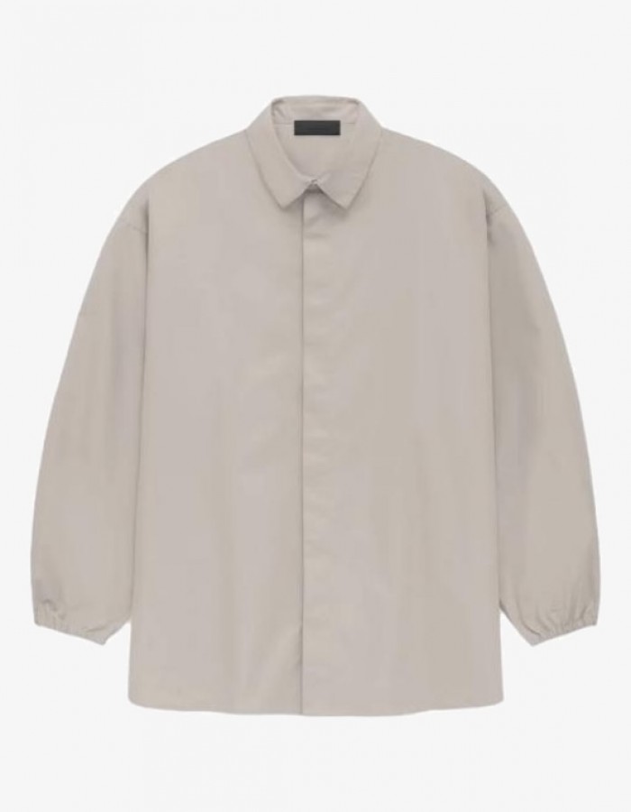 FW23 BUTTON DOWN SHIRT SILVER CLOUD