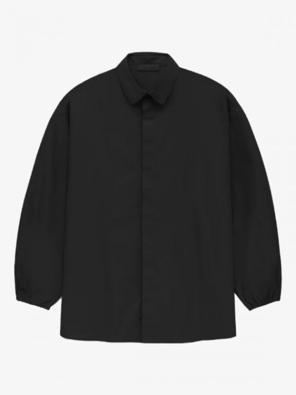 FW23 BUTTON DOWN SHIRT JET BLACK