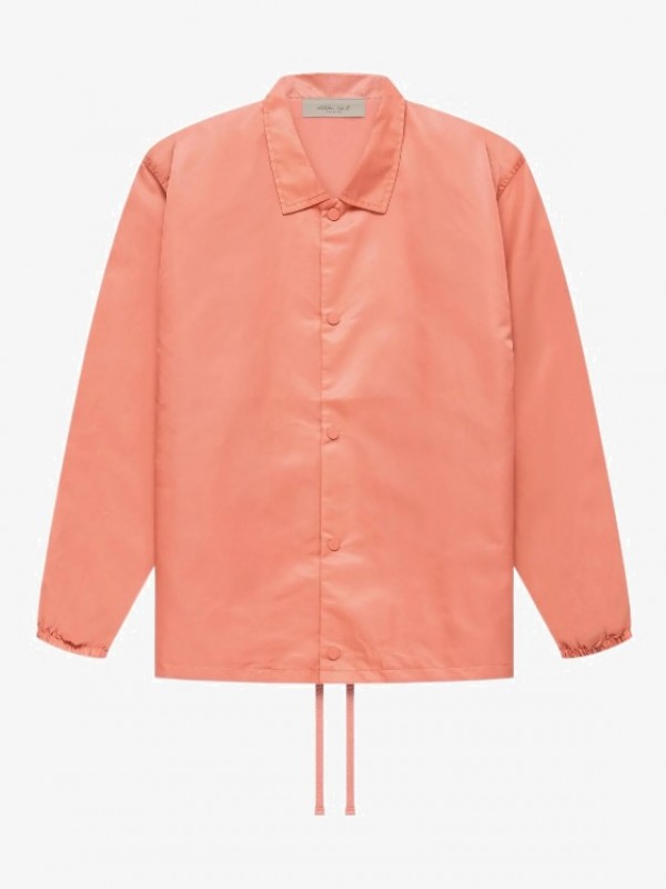 FW22 NYLON COACHES JACKET CORAL