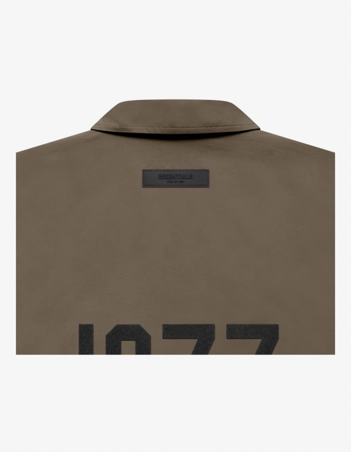 FW22 NYLON COACHES JACKET WOOD